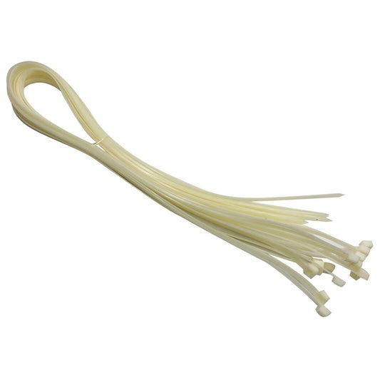 Amtech 15 Tie wraps (100cm x 8.7mm) - white S0824