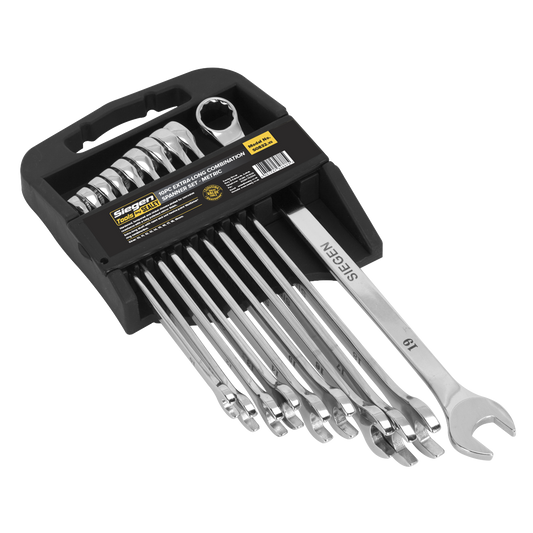 Sealey 10pc Extra-Long Combination Spanner Set S0832