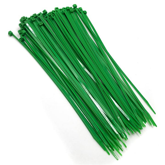 Amtech 60 Tie wraps (300mm x 4.8mm) - green S0832