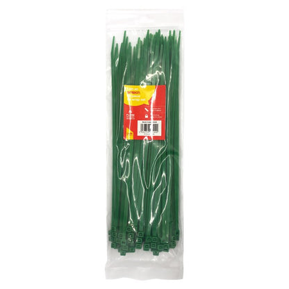 Amtech 60 Tie wraps (300mm x 4.8mm) - green S0832