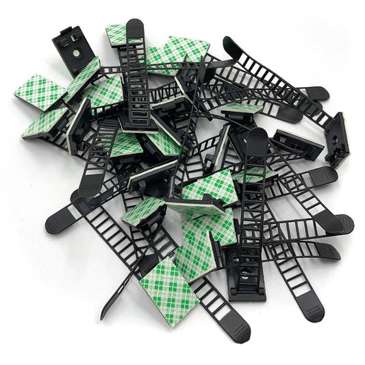 Amtech 30 Self-adhesive cable clips S0840