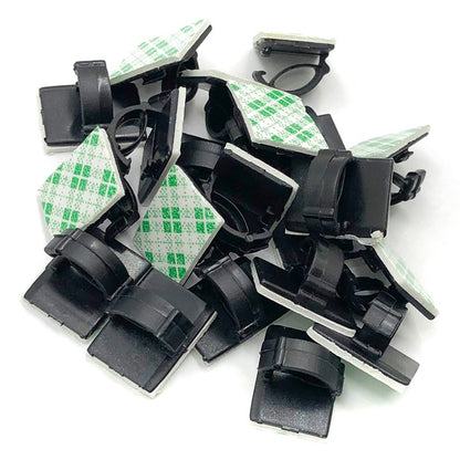 Amtech 20 Self-adhesive cable clips S0841