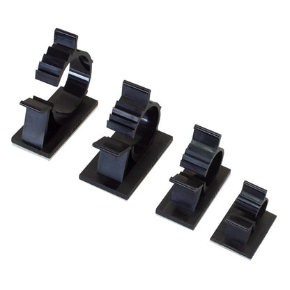 Amtech 20 self-adhesive cable clips S0842