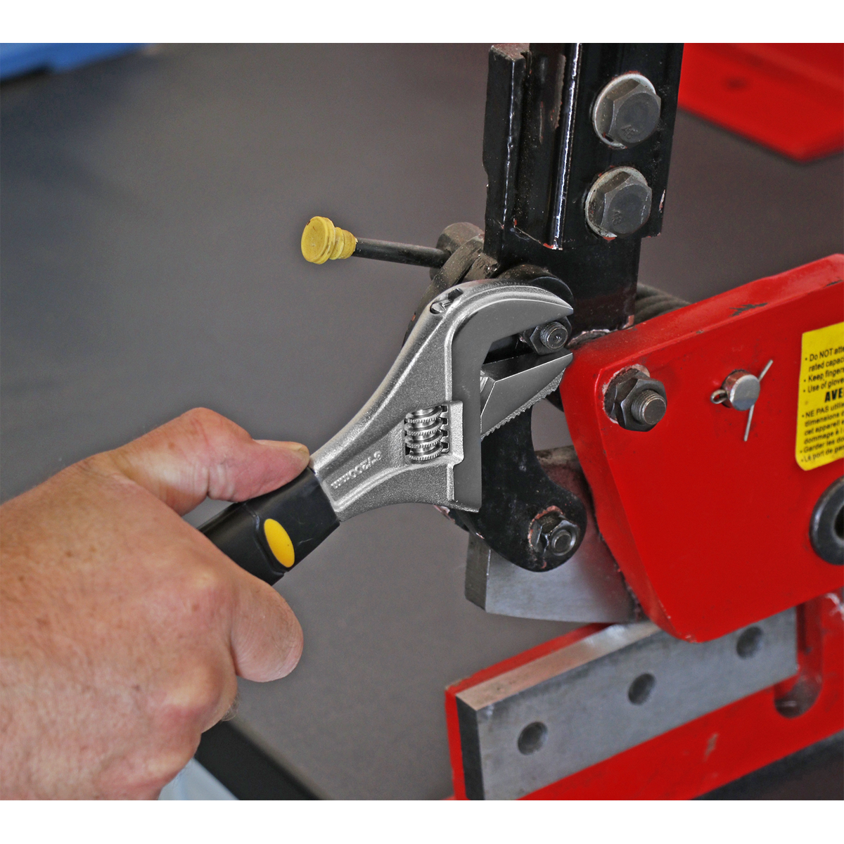 Sealey 200mm Extra-Wide Jaw Capacity Adjustable Wrench S0854