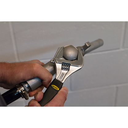 Sealey 200mm Extra-Wide Jaw Capacity Adjustable Wrench S0854
