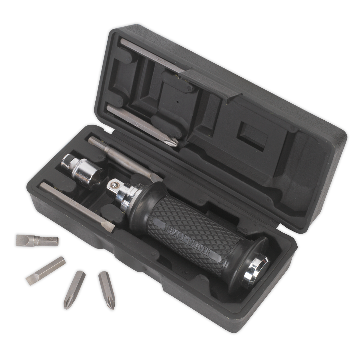Sealey 10pc Impact Driver Set with Protection Grip S0855