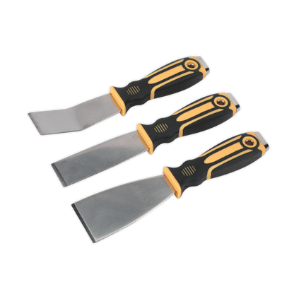 Sealey 3pc Scraper Set with Hammer Cap S0856