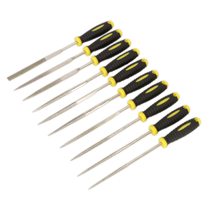 Sealey 10pc Diamond Needle File Set S0896