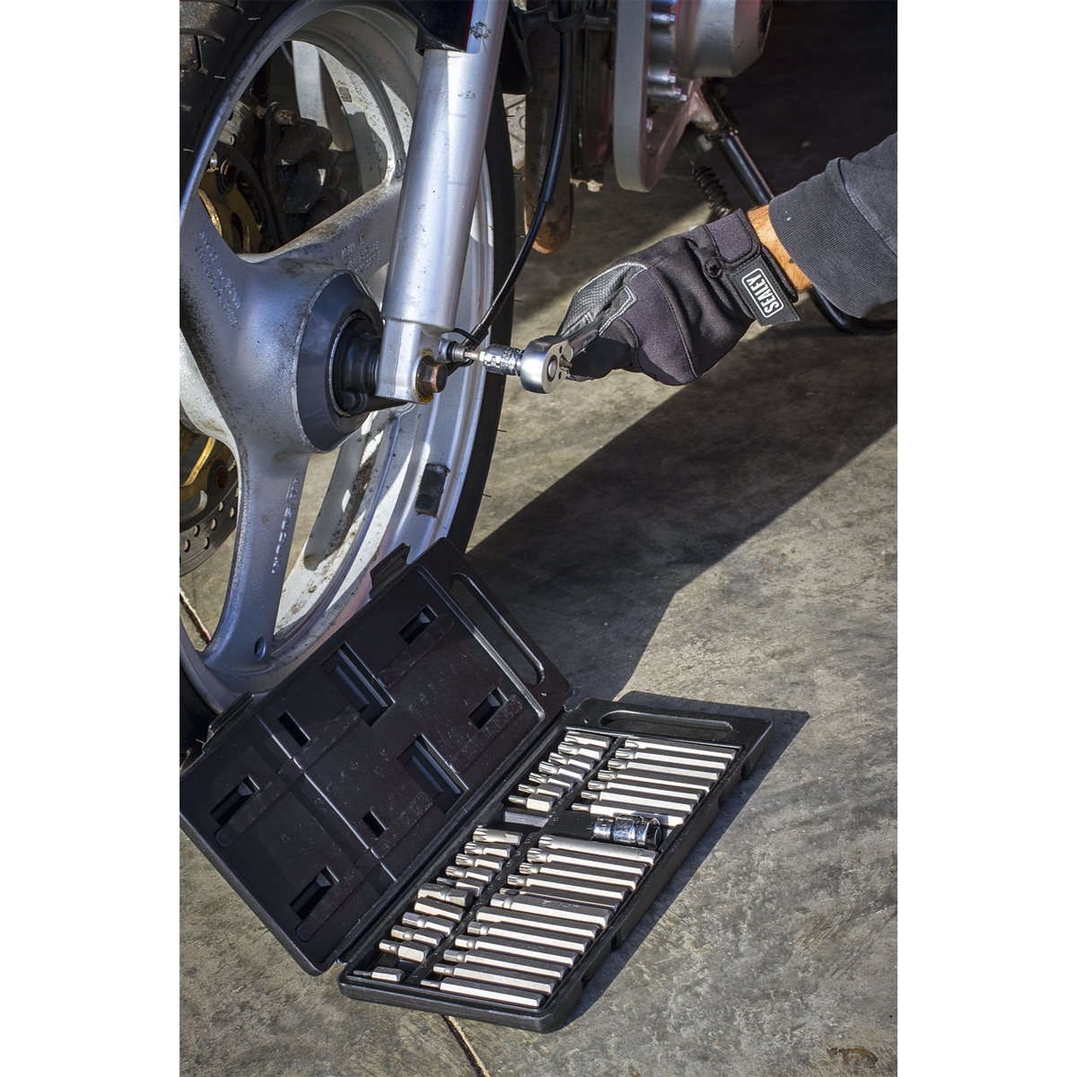 Sealey 40pc 3/8" & 1/2"Sq Drive TRX-Star*/Hex/Spline Bit Set S0982