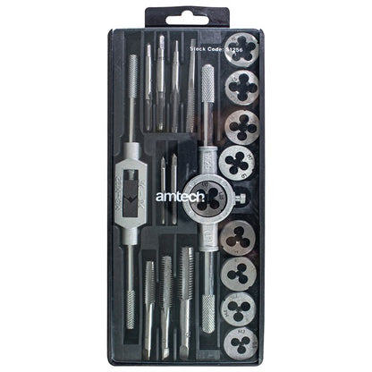 Amtech 20 Piece metric tap and die set S1256