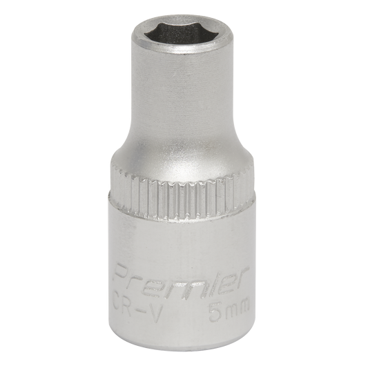 Sealey 5mm 1/4"Sq Drive WallDrive® Socket S1405