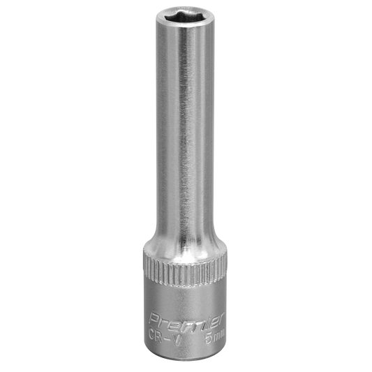 Sealey 5mm Deep 1/4"Sq Drive WallDrive® Socket S1405D