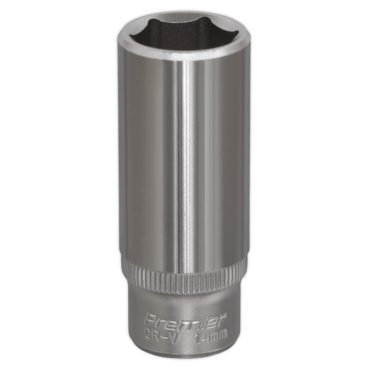 Sealey 14mm 1/4"Sq Drive Deep WallDrive® Socket S1414D