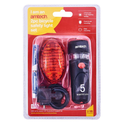 Amtech Bicycle LED safety light set S1826