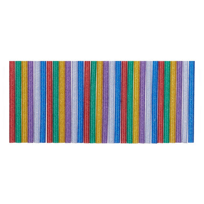 Amtech 7mm x 100mm Colourful glitter hot melt glue gun sticks (30 pack) S1875