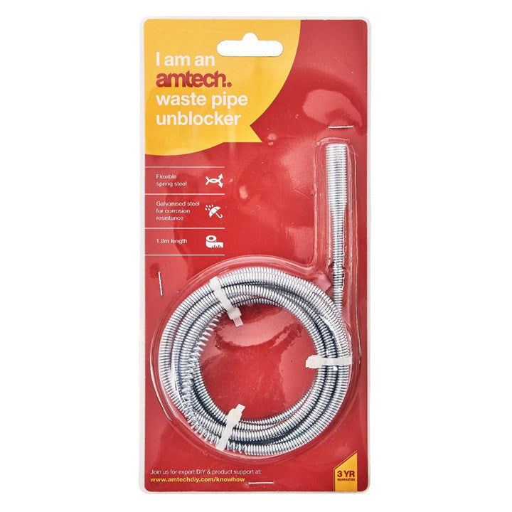 Amtech Waste pipe unblocker S1890