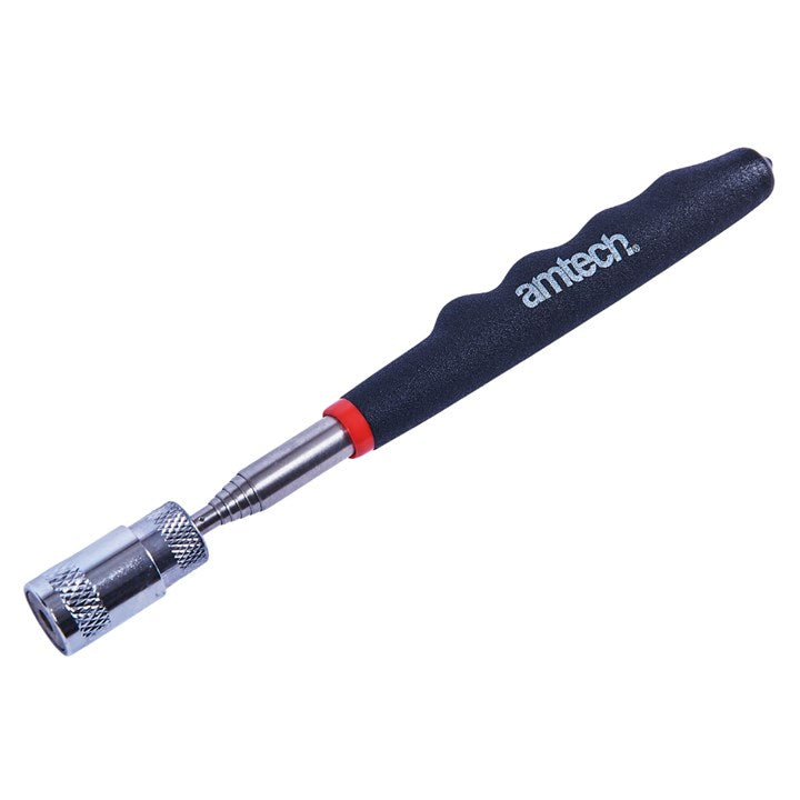 Amtech Magnetic telescopic pick-up tool with LED - 2.5kg (5.5lb) lift capacity S2200