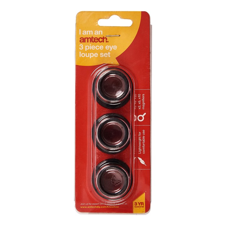 Amtech 3m Piece eye loupe set S2905