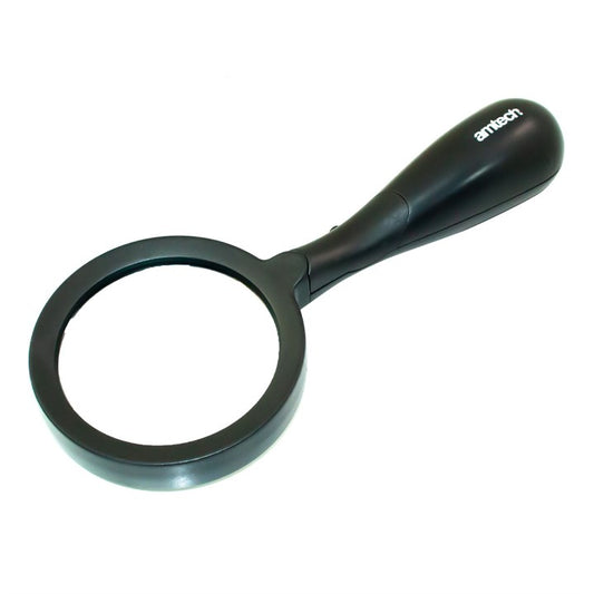 Amtech 3x hand magnifier with LED S2919