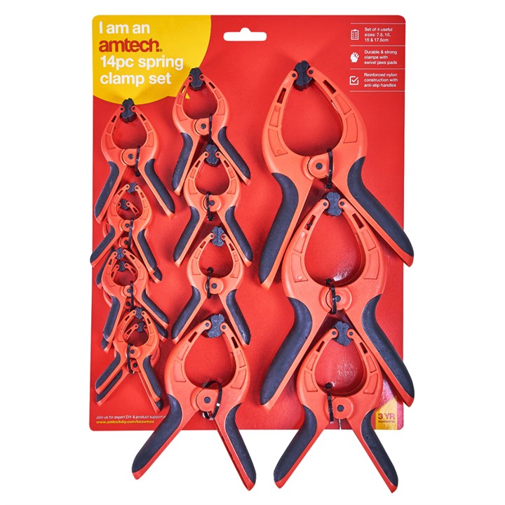 Amtech 14 Piece spring clamp set S2956