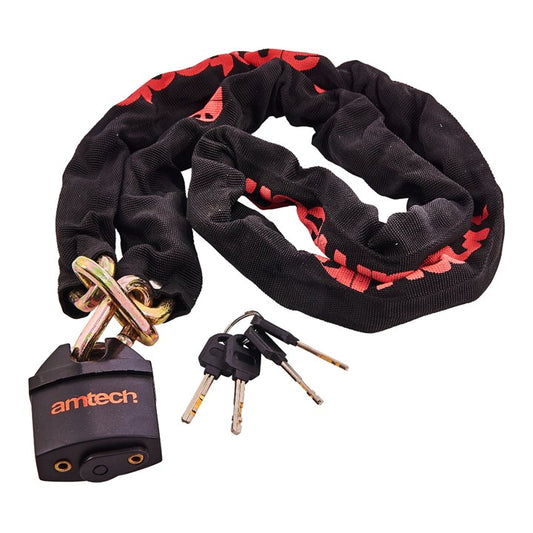 Amtech 180cm (72") Sleeved chain lock with square links S3280