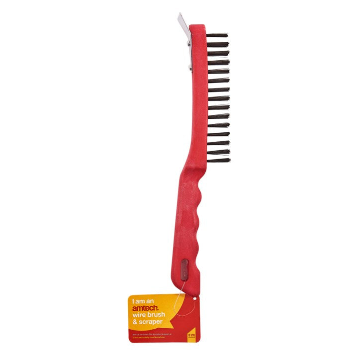 Amtech Wire brush and scraper S3675