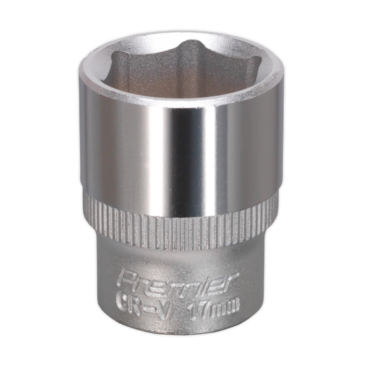 Sealey 17mm 3/8"Sq Drive WallDrive® Socket S3817