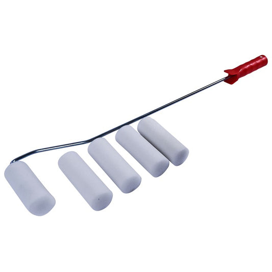 Amtech 6 Piece long reach paint roller set S3897