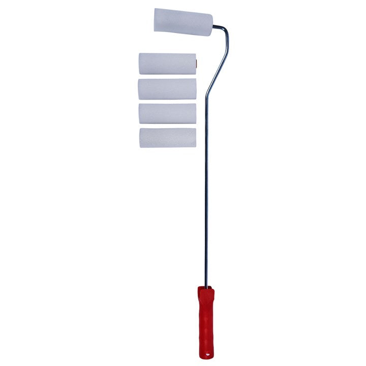 Amtech 6 Piece long reach paint roller set S3897