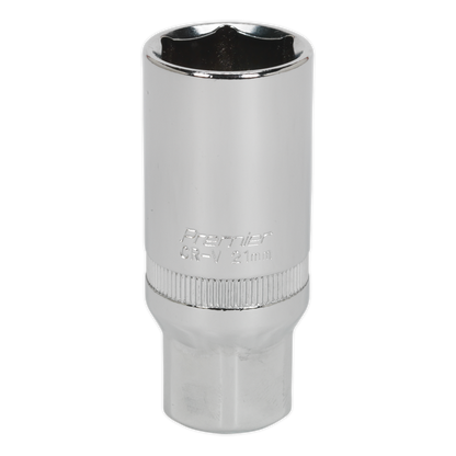 Sealey 21mm Spark Plug Socket 3/8"Sq Drive S38SP14