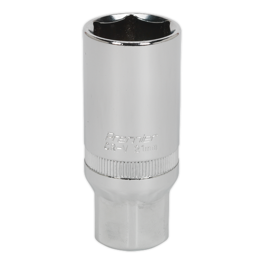 Sealey 21mm Spark Plug Socket 3/8"Sq Drive S38SP14