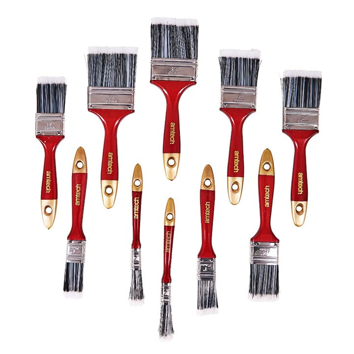 Amtech 10 Piece paint brush set S3940