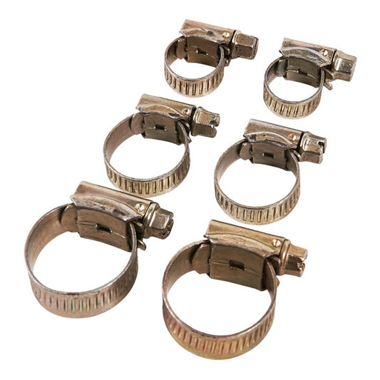 Amtech 6 Piece hose clip set S4400