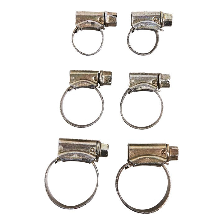 Amtech 6 Piece hose clip set S4400