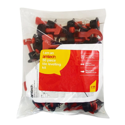 Amtech 50 Piece tile levelling kit S4465