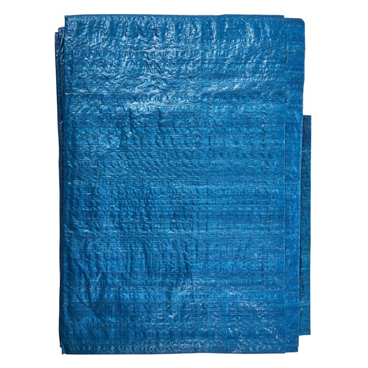 Amtech 365cm (12ft) x 245cm (8ft) Tarpaulin - blue S4800