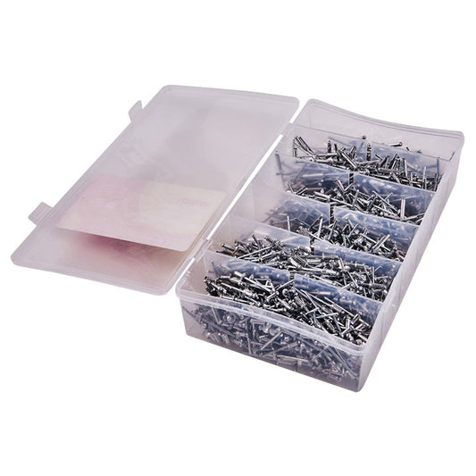 Amtech 1000 Piece blind rivet assortment S5105