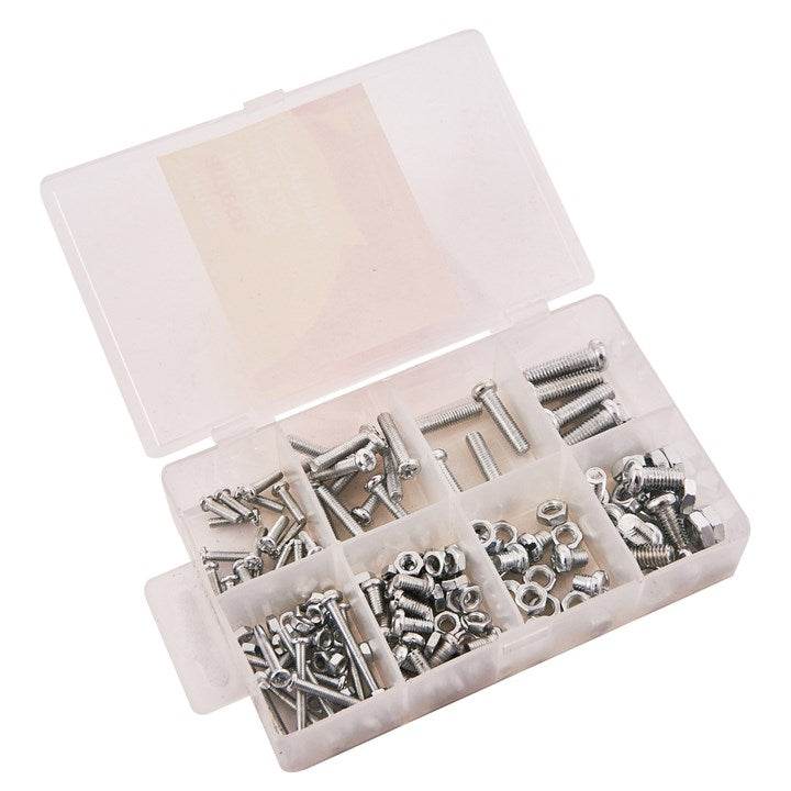 Amtech 150 Piece assorted nut and bolt set S5825