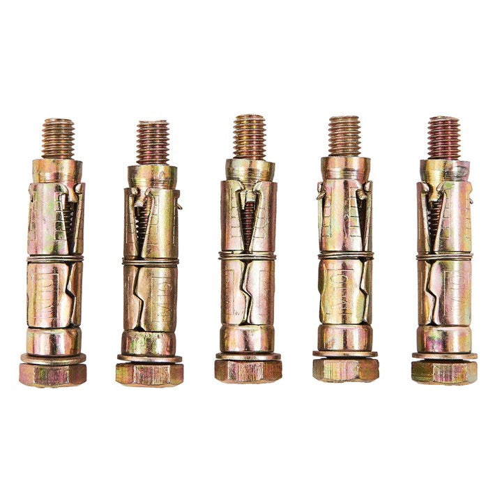 Amtech 5 Piece M10 x 70mm expansion bolts S5935