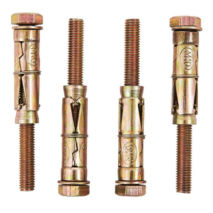 Amtech 4 Piece M10 x 100mm expansion bolts S5940