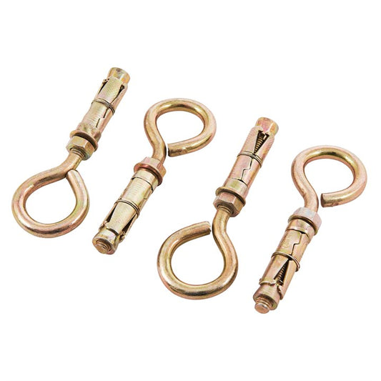 Amtech 4 Piece 10mm closed hook bolts S5970