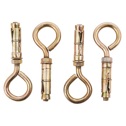 Amtech 4 Piece 10mm closed hook bolts S5970