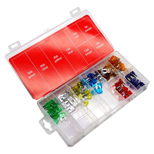 Amtech 96 Piece mini blade auto fuse kit S6208