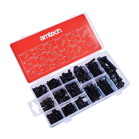 Amtech 240 Piece hex head nut and bolt set S6230