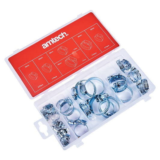 Amtech 26 Piece assorted hose clamp set S6290