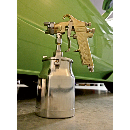 Sealey Workshop Gold Series Suction Feed Spray Gun 1.8mm Set-Up S701