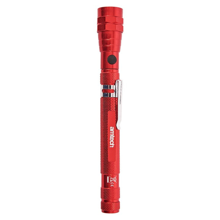 Amtech 3 LED telescopic torch and magnetic pick up tool S8006