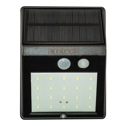 Amtech 20 SMD LED solar PIR outdoor sensor light S8157