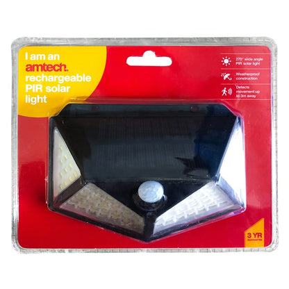 Amtech Rechargeable PIR solar light S8159