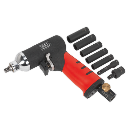 Sealey 1/4"Sq Drive Air Impact Wrench Diesel Glow Plug Kit SA141
